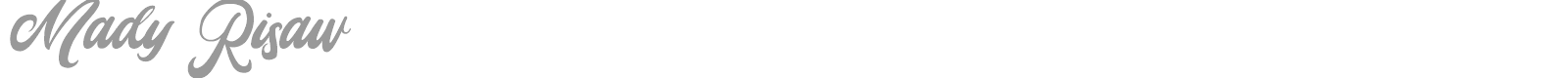 Mady Risaw font preview